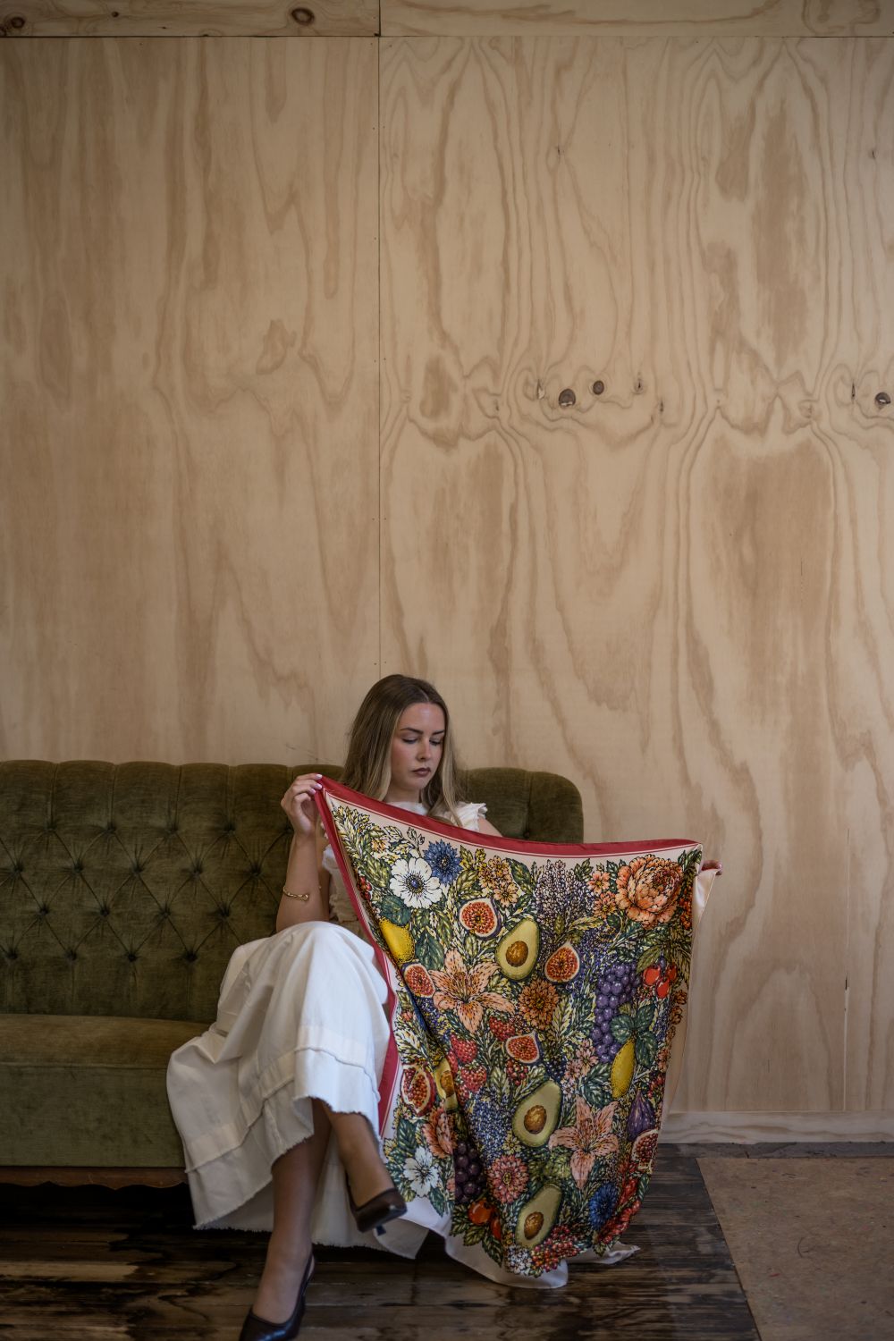 Blanche in Camellia Rose