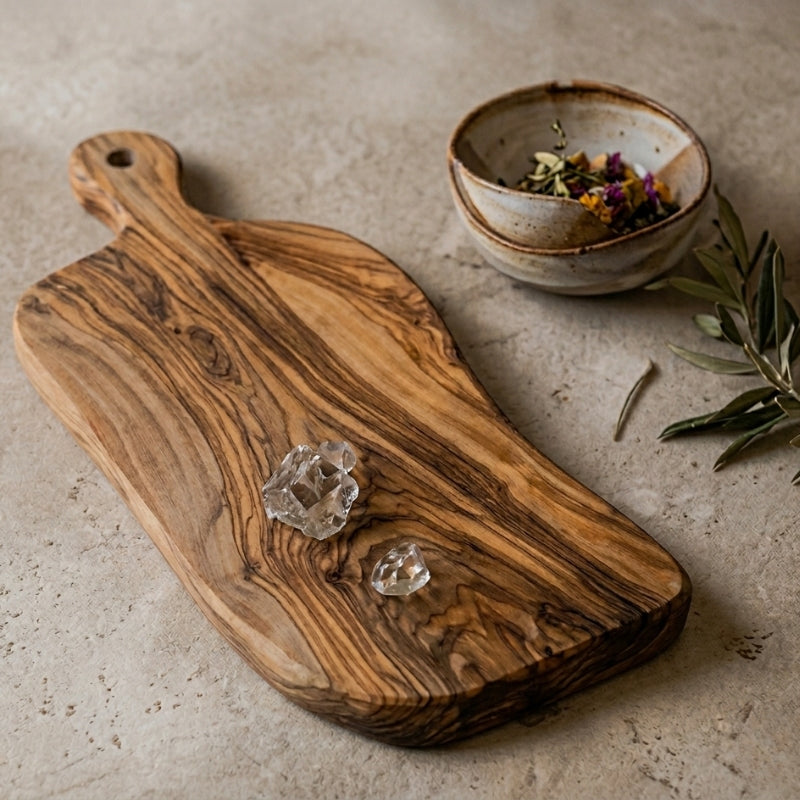 OLIVE WOOD SERVING BOARD